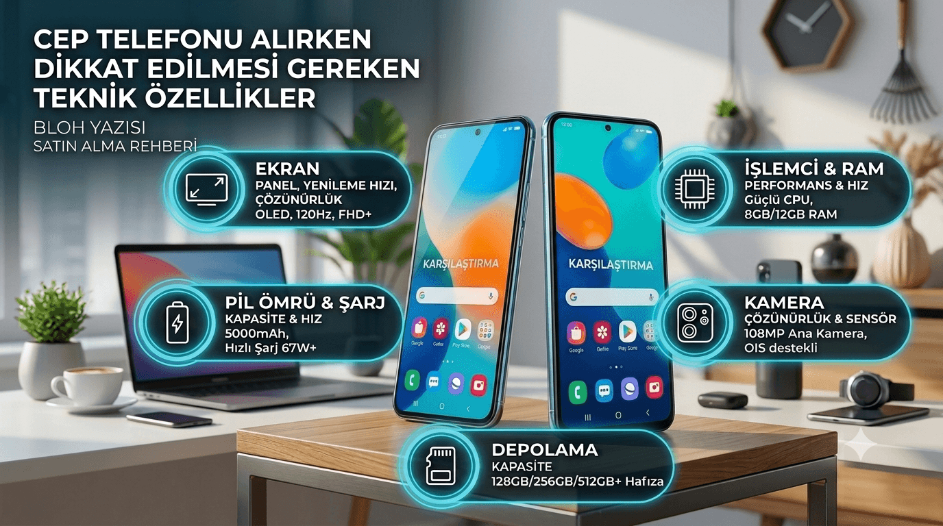 Cep Telefonu Alırken Hangi Teknik Özelliklere Mutlaka Dikkat Etmelisiniz?