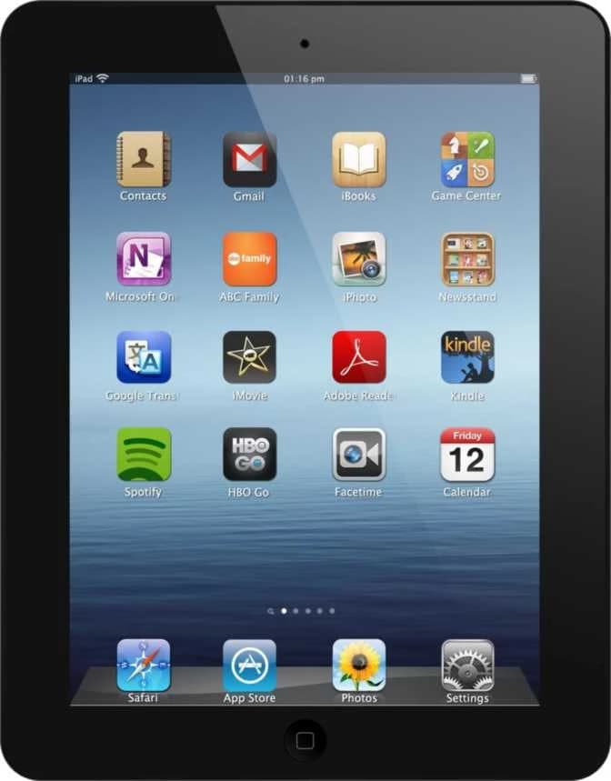 Apple iPad 4 Wi-Fi + SIM Kartlı (16 GB) - Görsel 1