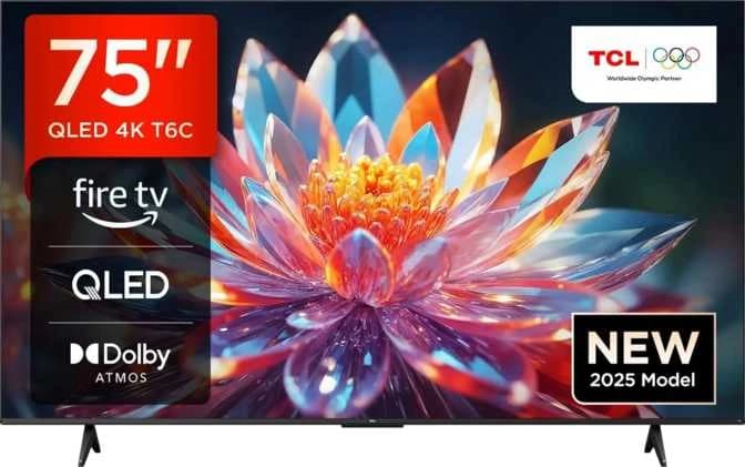 TCL 75T6C-UK 75" 4K (UHD) QLED - Görsel 1